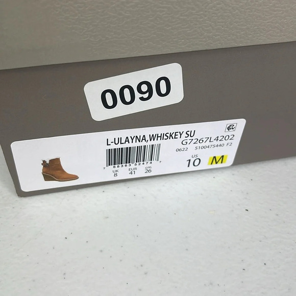 Franco Sarto Women's L-Ulayna Ankle Boots Sz 10 Color Whiskey Brown Suede NIB - Picture 11 of 12